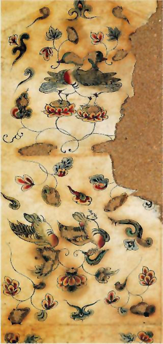 图片：花鸟图（残片）