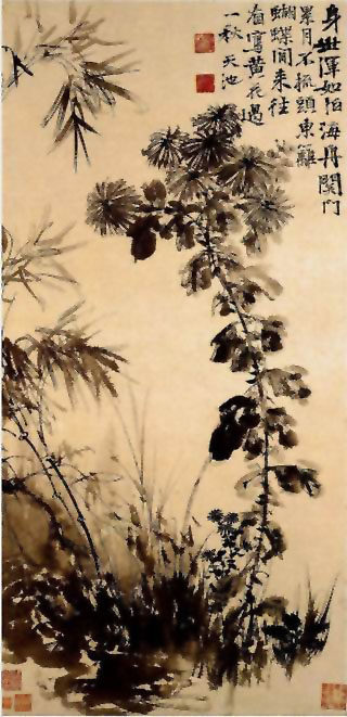 图片：菊竹图