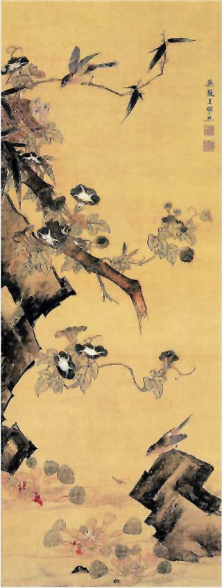 图片：菱塘哺雏图