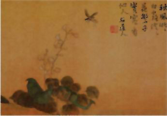 图片：秋虫豆荚图