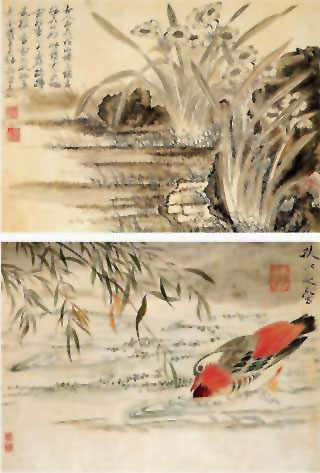 图片：花鸟虫鱼图（局部）