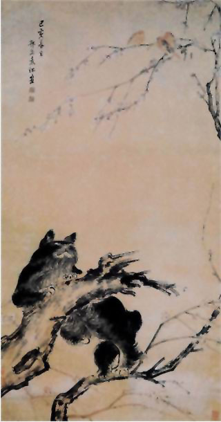 图片：猫雀图