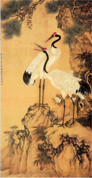图片：松鹤图