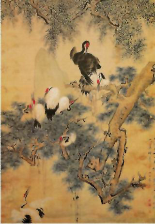 图片：松鹤图