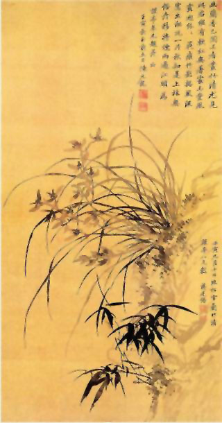 图片：兰竹图