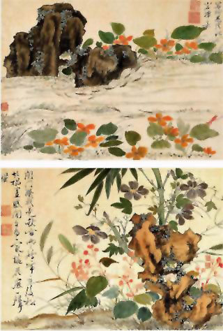 图片：花鸟虫鱼图（局部）