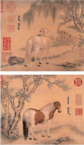 图片：十骏马图（局部）
