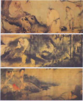 图片：八高僧故事图（之一、二  三）