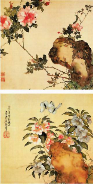 图片：花卉昆虫图（局部）