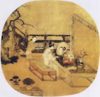 图片：妆靓仕女图