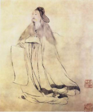 图片：陶渊明像（部分）
