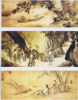 图片：归去来兮图（之一，二，  三）