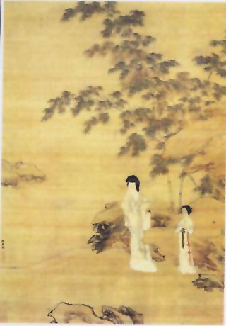 图片：修竹仕女图