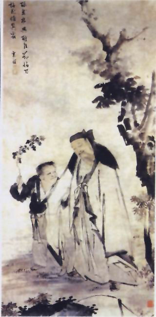 图片：渊明醉归图