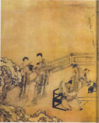 图片：春夜宴桃李园图