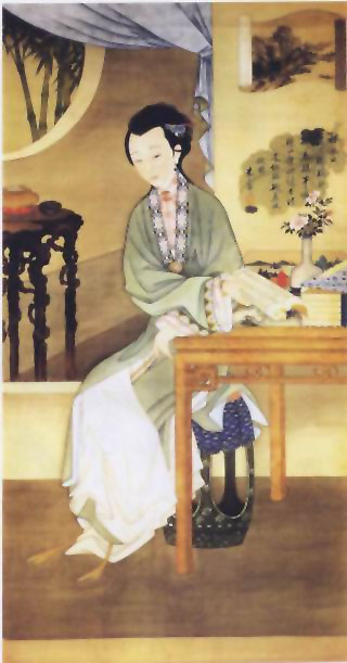 图片：雍正妃行乐图（之二）