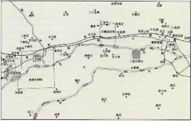 图片：偃师商城与二里头遗址位