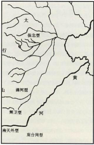 图片：先商文化诸类型分布示意图