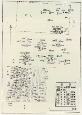 图片：安阳殷墟武官村北地排列祭