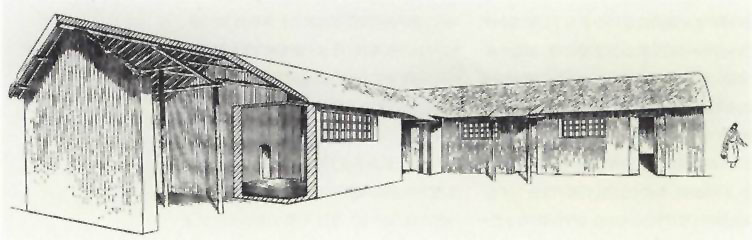 图片：河北藁城台西商代建筑复原