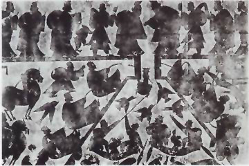 图片：泅水捞鼎画像石