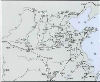 图片：秦朝开辟驰道示意图