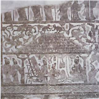 图片：纺织画像石（拓片）
