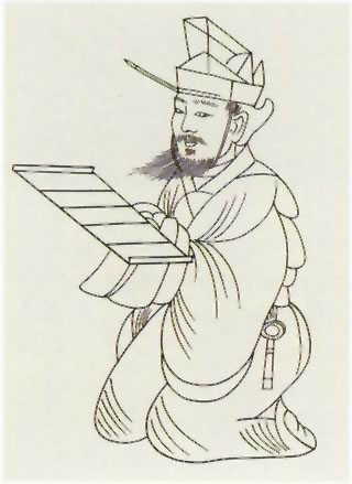 图片：汉代画像石上的簪笔人物