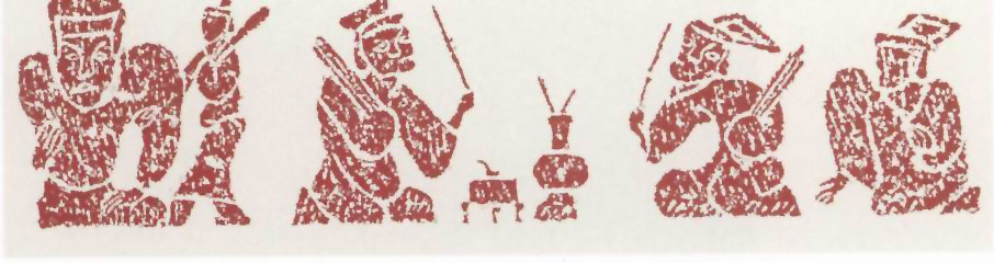 图片：投壶（画像石拓片）