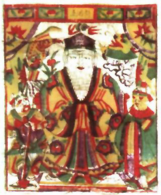图片：木雕土地神