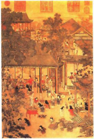 图片：岁朝欢庆图轴