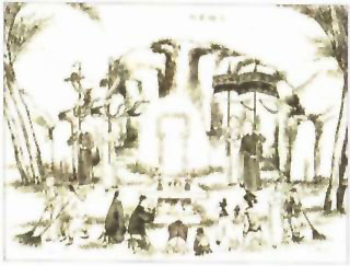 图片：清明戴柳