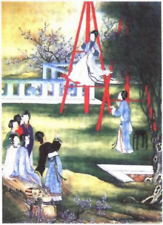 图片：荡秋千
