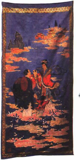 图片：牛郎织女一家在天上相会