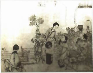 图片：穿针乞巧