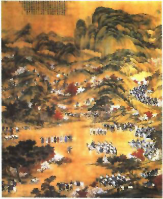 图片：清代官鼠赏菊
