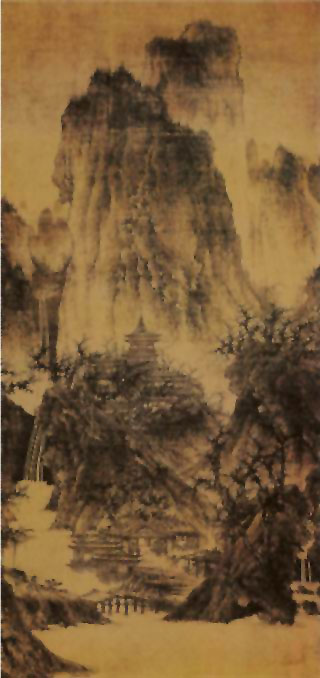图片：晴峦萧寺图