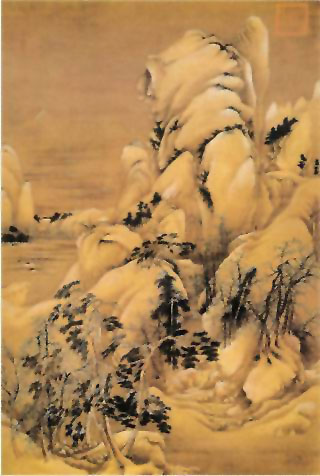 图片：关山密雪图