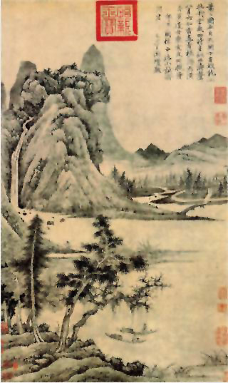 图片：溪山泛艇图