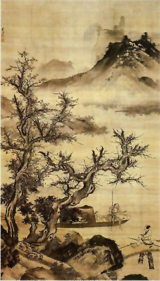 图片：春景山水图