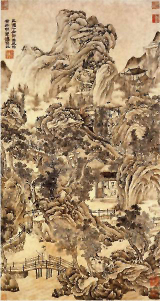 图片：仿黄鹤山樵山水图