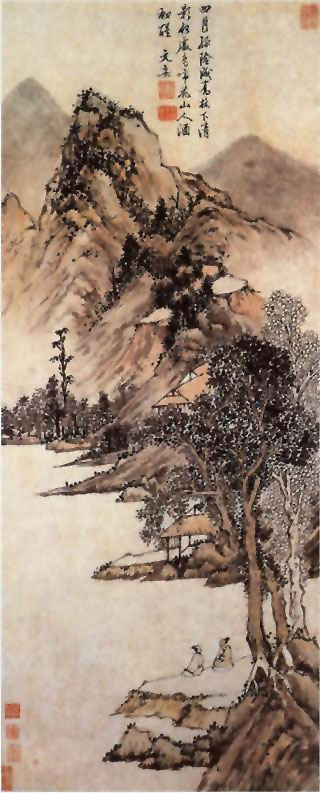图片：设色山水图