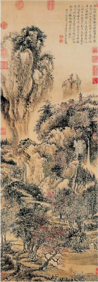 图片：溪山红树图