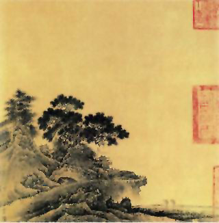 图片：岩关古寺图