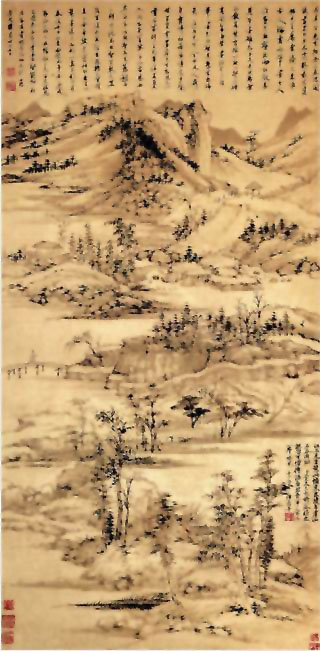 图片：仿黄公望富春胜览图