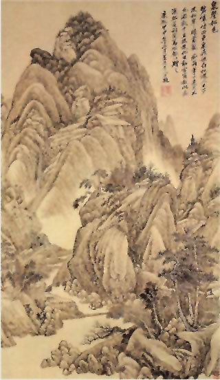 图片：泉声松色图