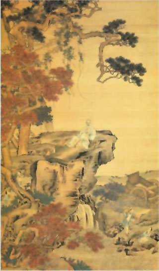 图片：秋林舒啸图