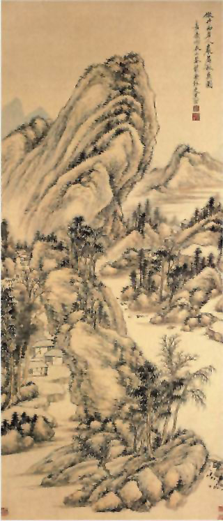 图片：岩居秋爽图