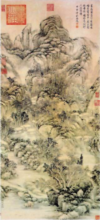 图片：烟磴寒林图