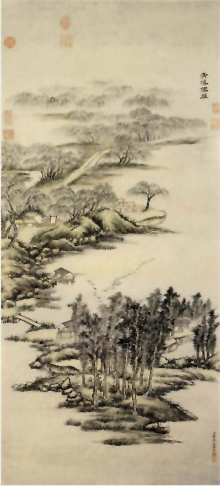图片：青溪落雁图